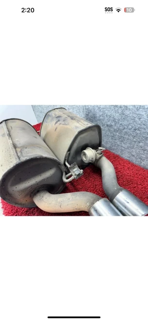 2004-2005 BMW Rear Used OEM Exhaust Muffler
