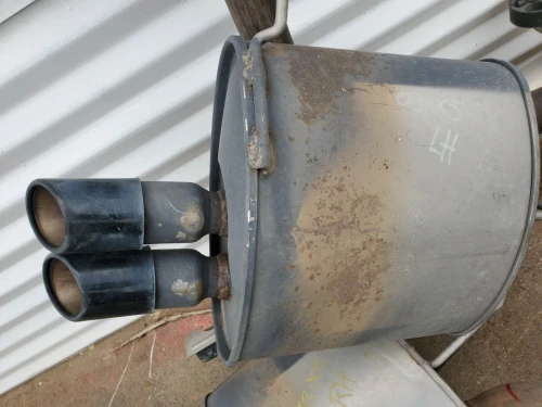 2001-2002 BMW X5 4.4L Left/Driver Rear Used OEM Exhaust Muffler
