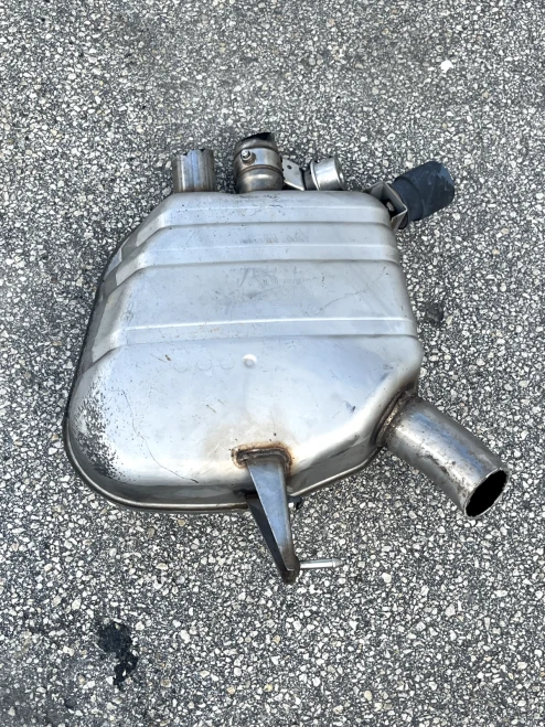 2009-2015 BMW 750i Left/Driver Used OEM Exhaust Muffler
