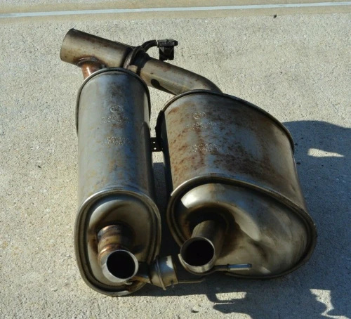 2002-2005 BMW 745Li Rear Used OEM Exhaust Muffler