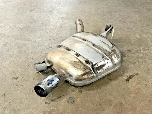 2011-2016 BMW 535i 3.0L Left/Driver Rear Used OEM Exhaust Muffler