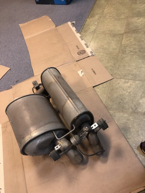 2002-2008 BMW 745i Used OEM Exhaust Muffler