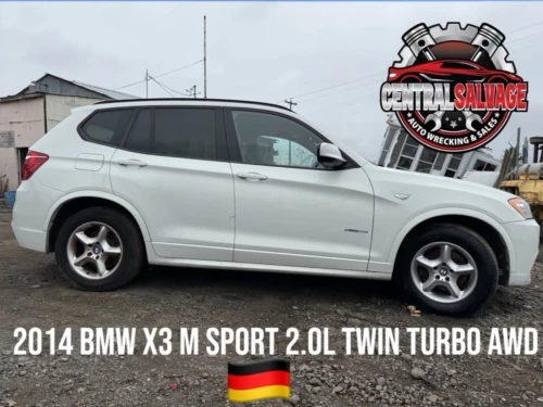 2014 BMW X3 2.0L Rear AWD Used OEM Exhaust Muffler