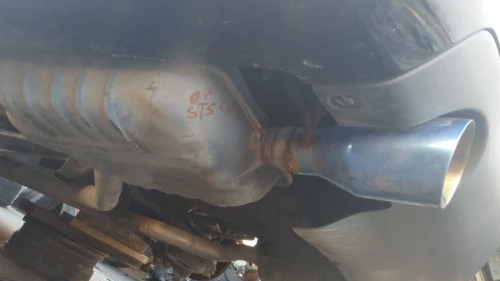 2005-2007 Cadillac STS Left/Driver Used OEM Exhaust Muffler