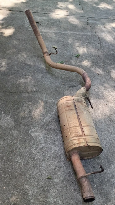 2005-2007 Ford F-250 5.4L Used OEM Exhaust Muffler