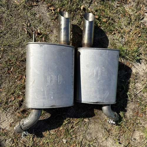 2005-2009 Ford Mustang Left & Right Used OEM Exhaust Muffler