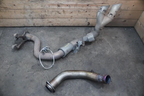 2017 Ford F-250 HC3Z5230C 6.7L Left & Right Rear Used OEM Exhaust Muffler