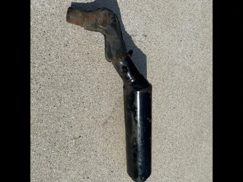 1987 Honda Left/Driver Used OEM Exhaust Muffler