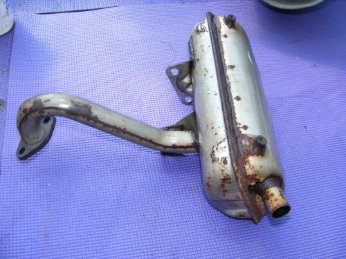 Honda 18310758710 Used OEM Exhaust Muffler