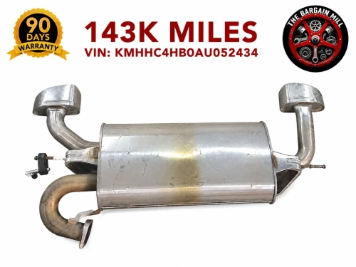 2011 Hyundai Genesis Coupe 287002M110 3.8L Rear Used OEM Exhaust Muffler