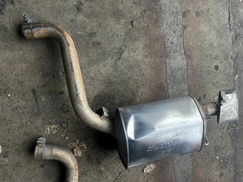 2013-2015 Jaguar XF DX235230AB Right/Passenger Rear Used OEM Exhaust Muffler