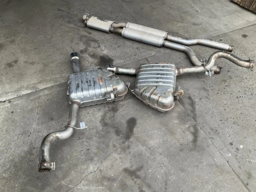 2016-2020 Jaguar XF 3.0L Left & Right Center Used OEM Exhaust Muffler