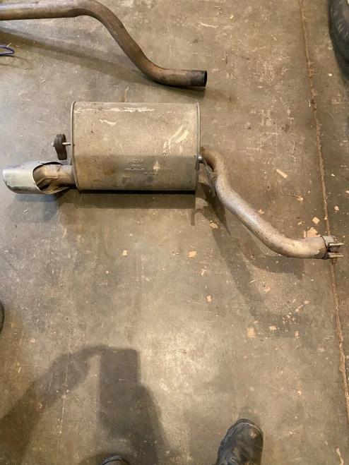2009 Jaguar XF Right/Passenger Rear Used OEM Exhaust Muffler