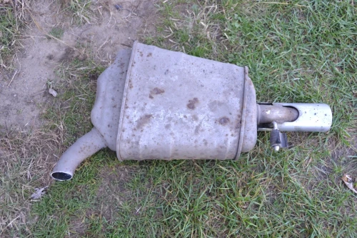 Jaguar X-Type Right/Passenger Used OEM Exhaust Muffler