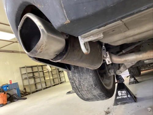 2009-2011 Jaguar XF Left/Driver Rear Used OEM Exhaust Muffler