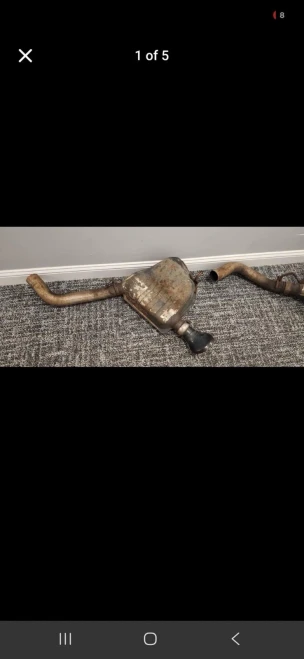 Jeep Cherokee Right/Passenger Rear Used OEM Exhaust Muffler