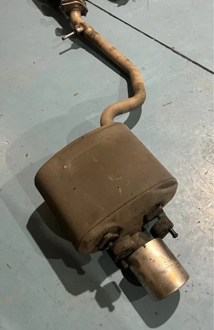 2016-2017 Lexus Left/Driver Rear Used OEM Exhaust Muffler