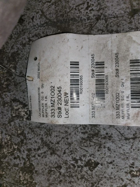 2001-2005 Mazda Miata BPP640100C 1.8L Used OEM Exhaust Muffler