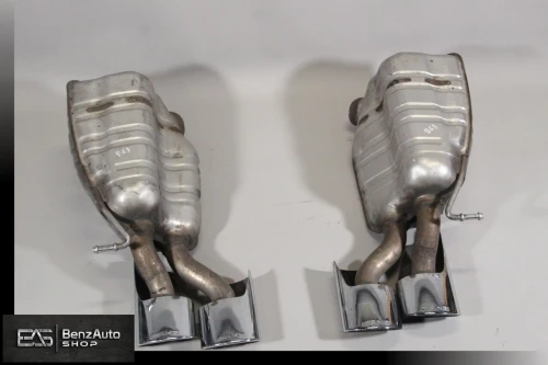 Mercedes-Benz E63 AMG Left & Right Used OEM Exhaust Muffler
