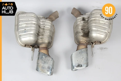 2004-2009 Mercedes-Benz SL600 Left & Right Used OEM Exhaust Muffler