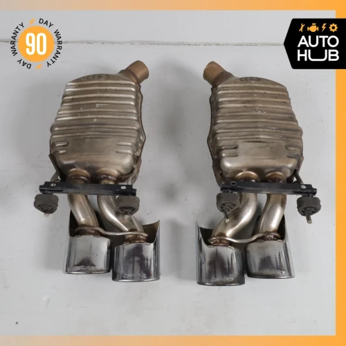 2008-2010 Mercedes-Benz S63 AMG Left & Right Used OEM Exhaust Muffler