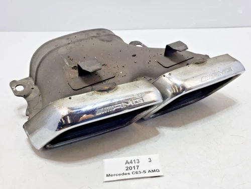 2015-2020 Mercedes-Benz C-Class Left/Driver Rear Used OEM Exhaust Muffler