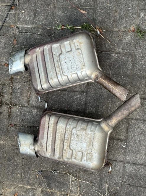 2005-2008 Mercedes-Benz Left & Right Used OEM Exhaust Muffler