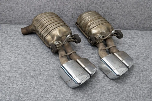 Mercedes-Benz E63 AMG Left & Right Rear Used OEM Exhaust Muffler