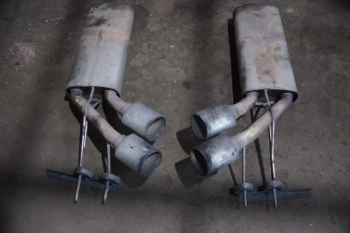 Mercedes-Benz 4634907301 Left & Right Rear Used OEM Exhaust Muffler