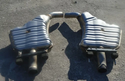 2007-2013 Mercedes-Benz S600 Left & Right Used OEM Exhaust Muffler