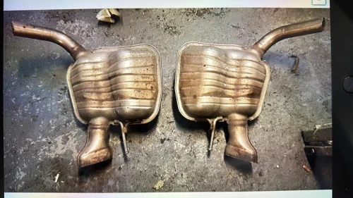 Mercedes-Benz SL500 2304911400 2304911300 Left & Right Rear Used OEM Exhaust Muffler