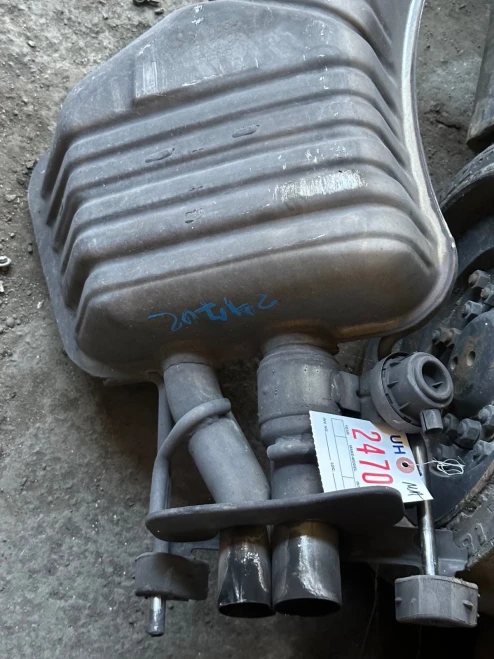 2012-2013 Mercedes-Benz S-Class A2214917000 Right/Passenger Rear Used OEM Exhaust Muffler
