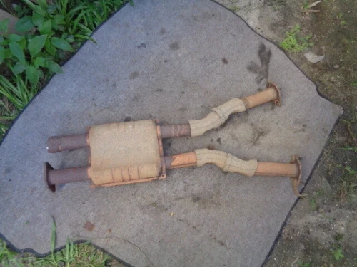 1990 Nissan Rear Used OEM Exhaust Muffler