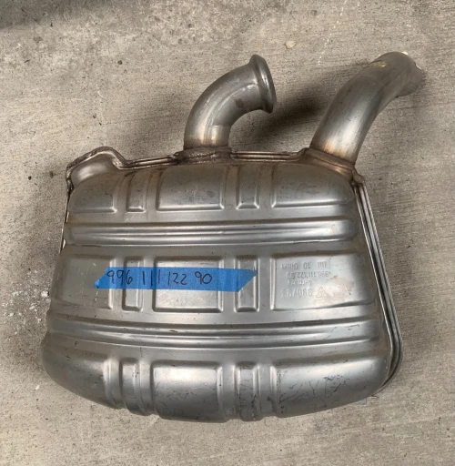 Porsche 911 99611112290 Left/Driver Used OEM Exhaust Muffler