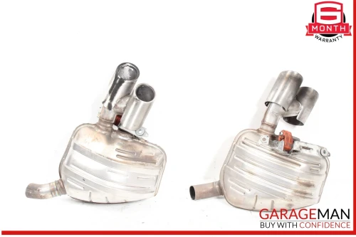2010-2013 Porsche Panamera Left & Right Used OEM Exhaust Muffler