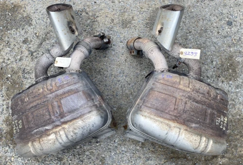 2002 Porsche 911 99611105401 99611105301 Used OEM Exhaust Muffler