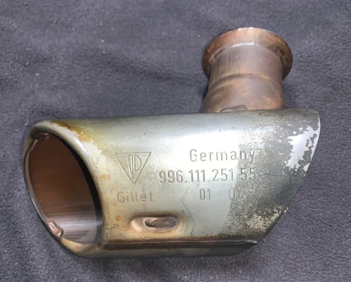Porsche 911 99611125155 Right/Passenger Used OEM Exhaust Muffler