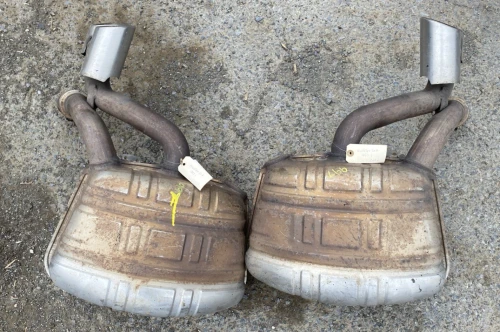 2004-2008 Porsche 911 99611105302 99611105402 Used OEM Exhaust Muffler