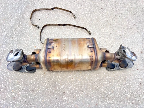 2020 Porsche 911 Center Used OEM Exhaust Muffler