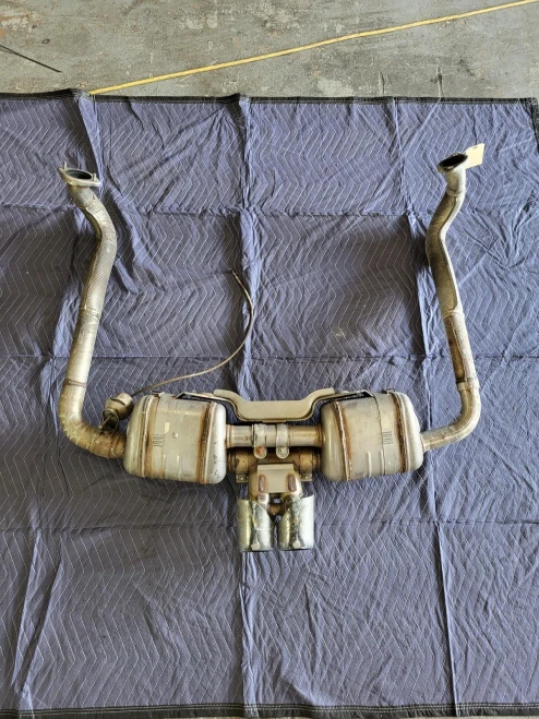 2017-2025 Porsche Boxster 2.0L Rear Used OEM Exhaust Muffler