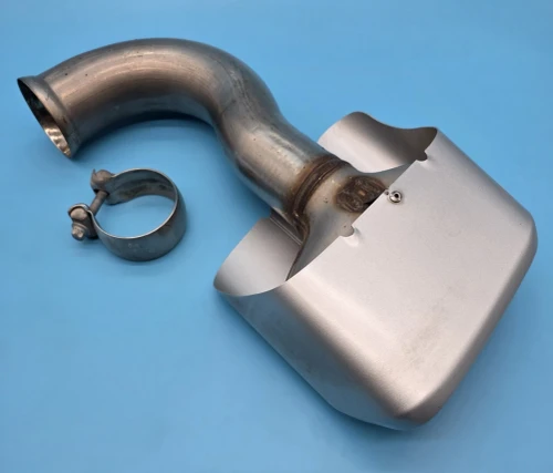 2011-2018 Porsche Cayenne Right/Passenger Rear Hybrid Used OEM Exhaust Muffler