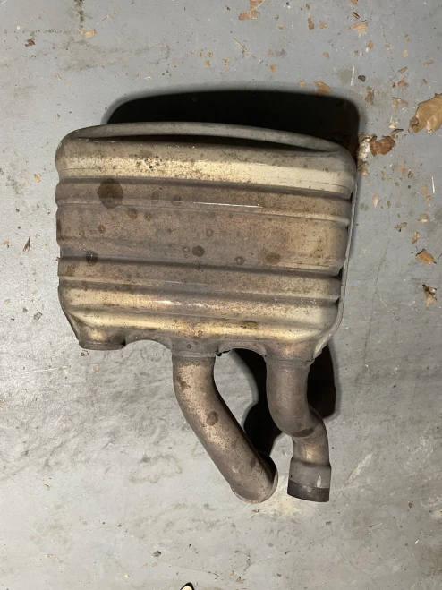 2015 Porsche Carrera Left & Right Used OEM Exhaust Muffler