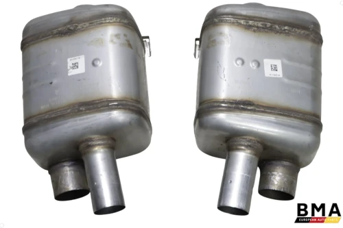 2017-2024 Porsche Cayman Left & Right Rear Used OEM Exhaust Muffler