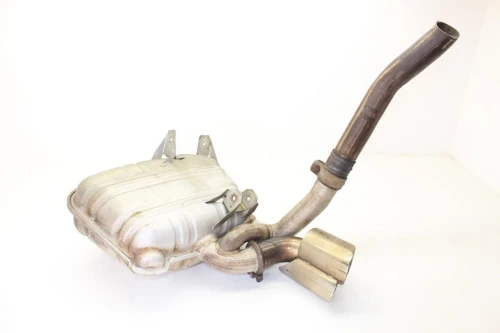1999-2001 Porsche Carrera 99611112257 Left/Driver Rear Used OEM Exhaust Muffler