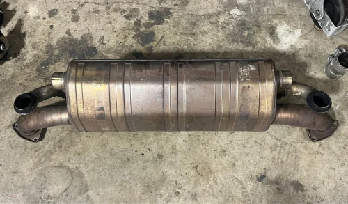 2012 Porsche Carrera Center Used OEM Exhaust Muffler