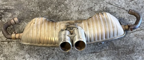 1996-2004 Porsche Boxster 99611114111 2.7L Rear Used OEM Exhaust Muffler