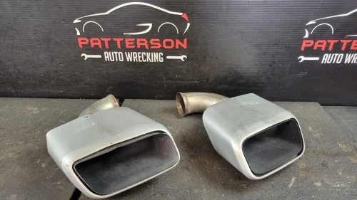 2013 Porsche Cayenne Left & Right Rear Used OEM Exhaust Muffler