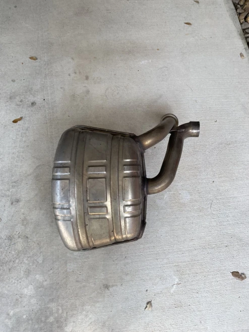 Porsche Carrera 99711132103 Right/Passenger Used OEM Exhaust Muffler