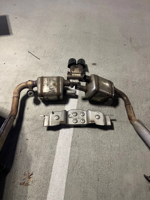 2017-2024 Porsche Boxster 2.0L Rear Used OEM Exhaust Muffler