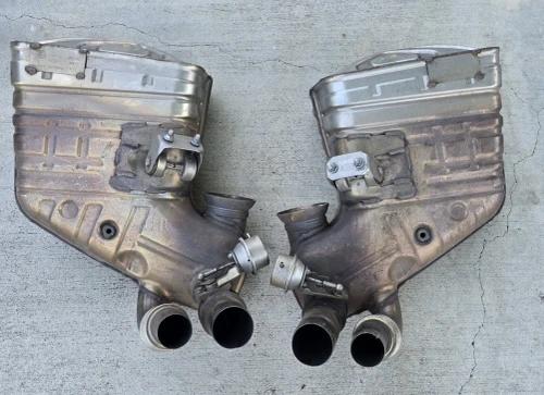 2014-2019 Porsche 911 99111104881 99111104781 Used OEM Exhaust Muffler